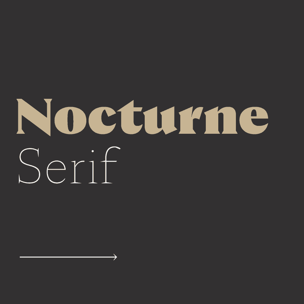Download Nocturne Serif font (typeface)