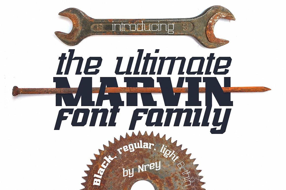 Download Marvin pro font (typeface)