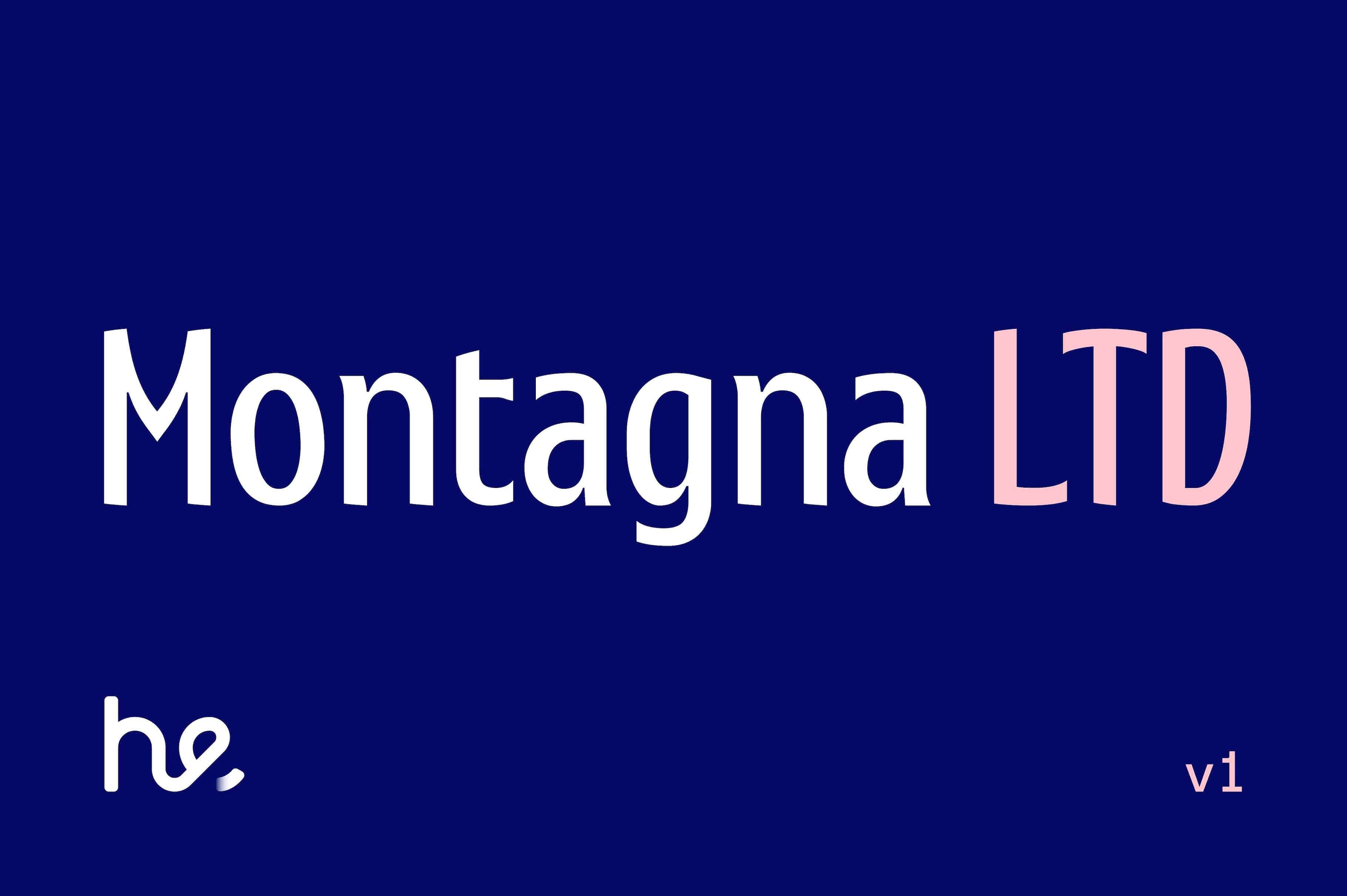 Download Montagna LTD font (typeface)