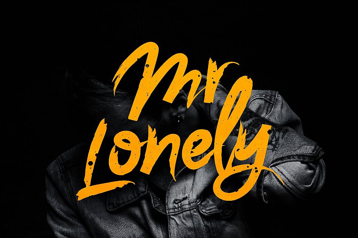 Download Mr. Lonely font (typeface)