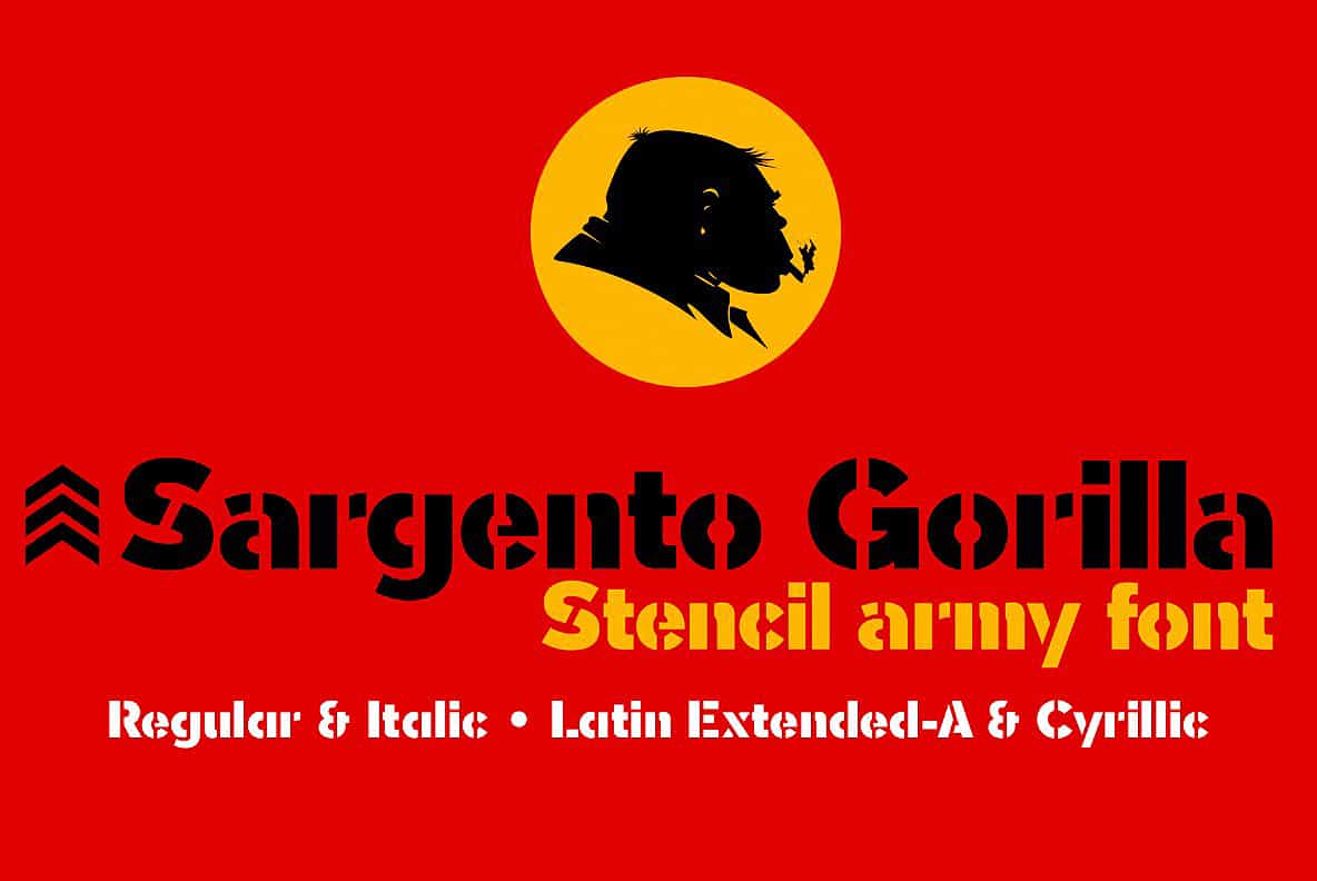 Download Sargento Gorila font (typeface)