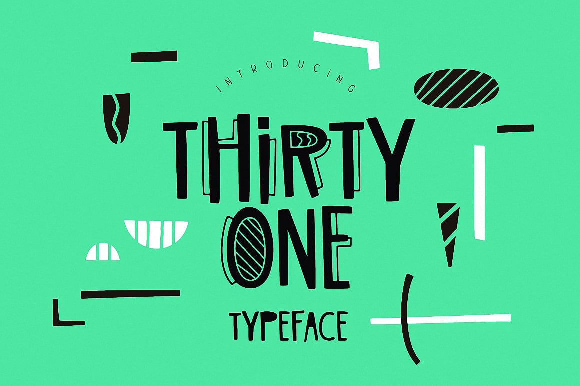 Download Thirty One Typeface font (typeface)