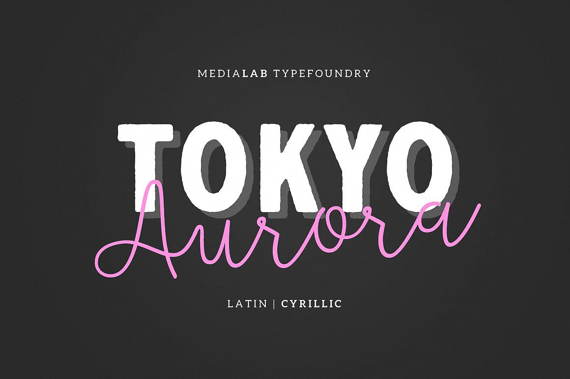 Download Tokyo Aurora font (typeface)
