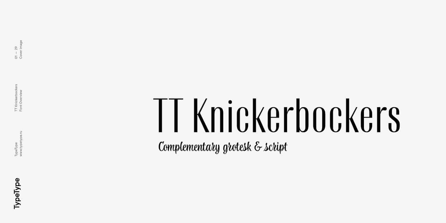Download TT Knickerbockers font (typeface)