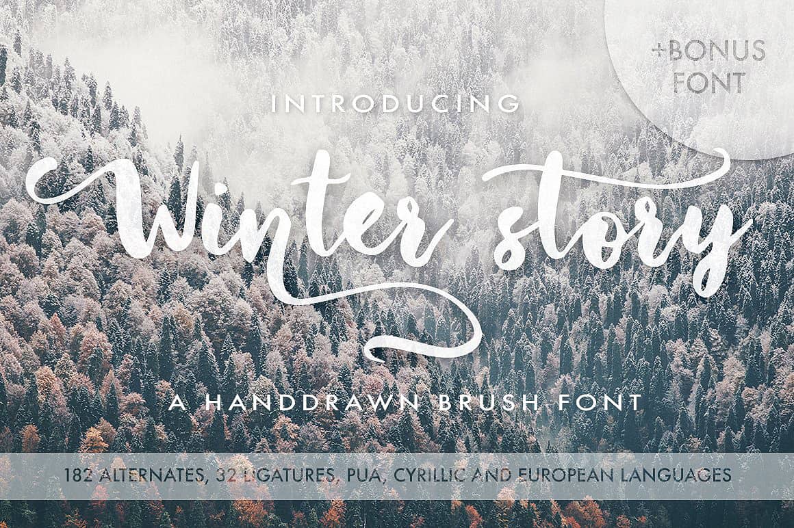 Download Winter Story font (typeface)