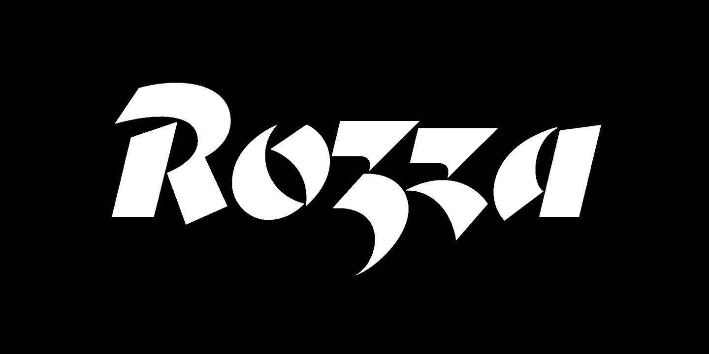 Download Rozza font (typeface)