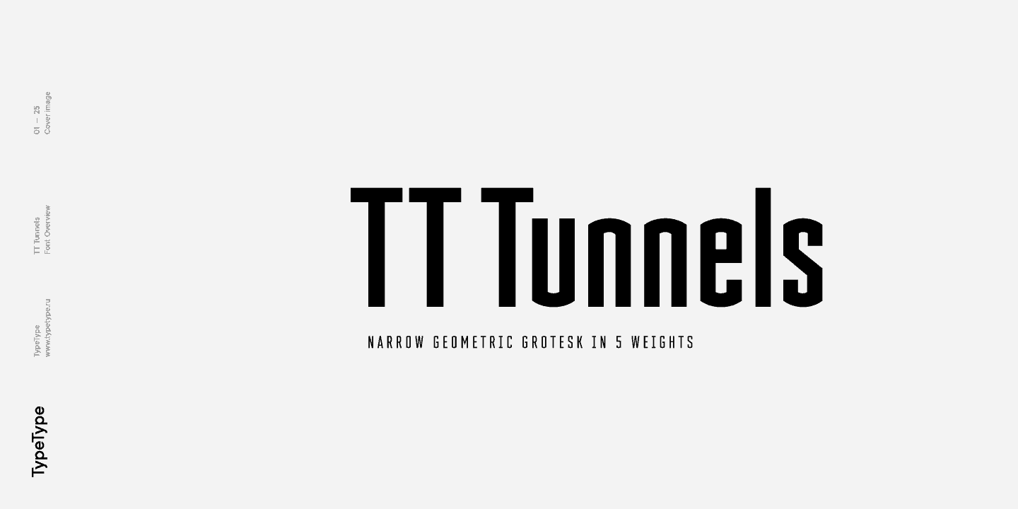 Download TT Tunnels font (typeface)