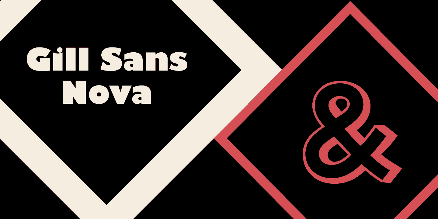 Download Gill Sans Nova font (typeface)