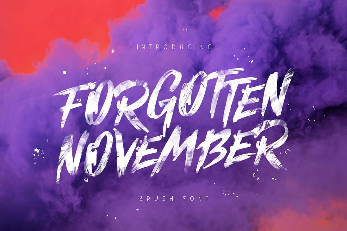 Download Forgotten November font (typeface)