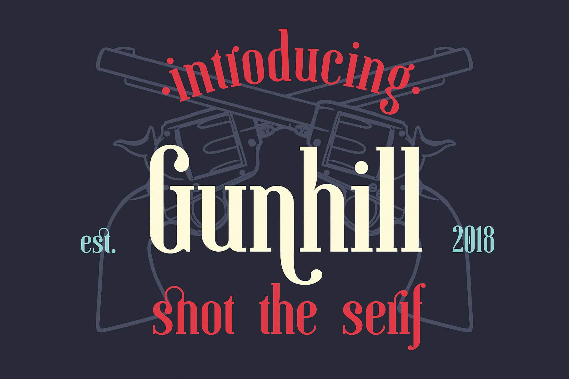 Download Gunhill font (typeface)