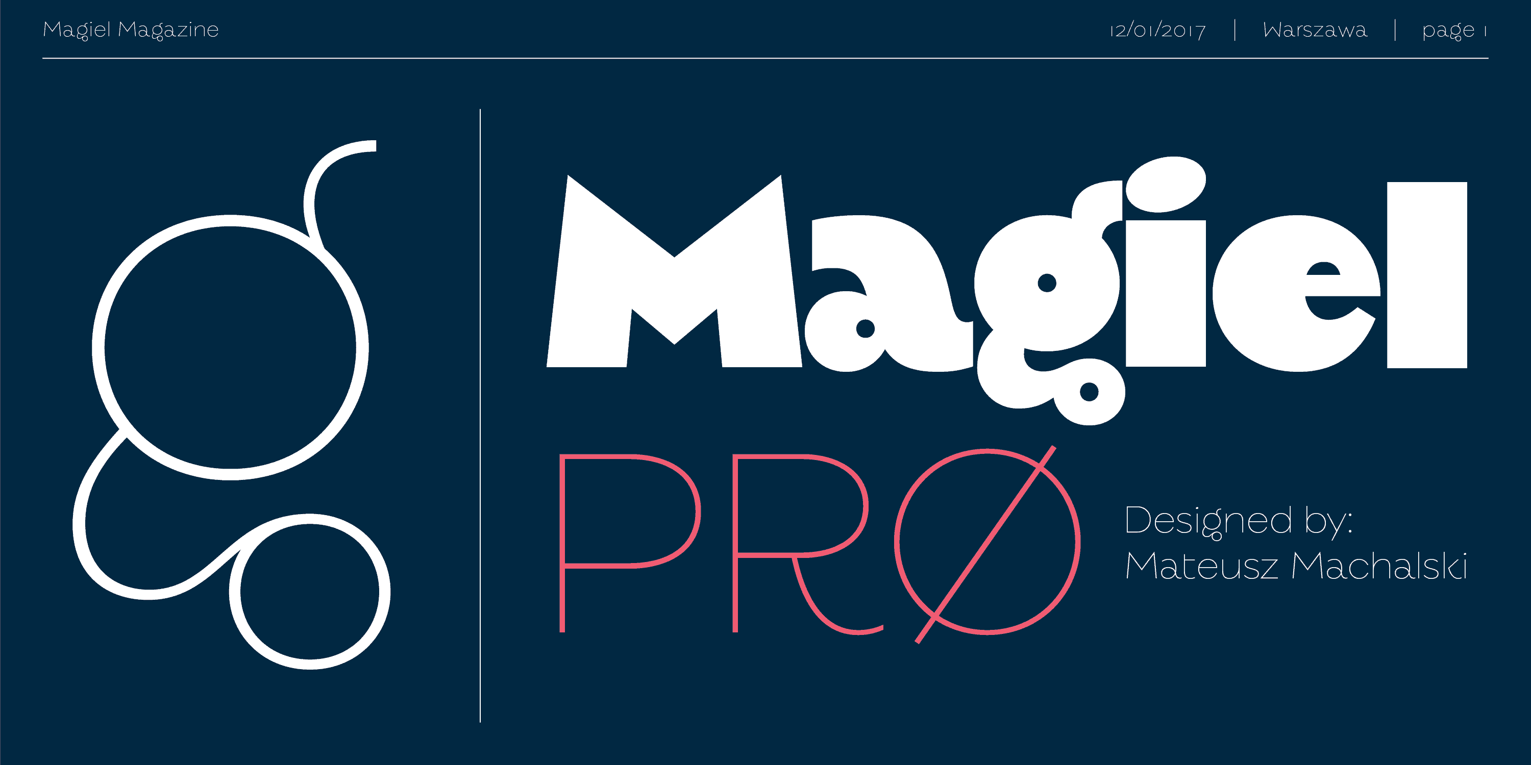 Download Magiel Pro font (typeface)