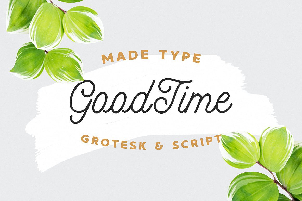 Download MADE GoodTime font (typeface)