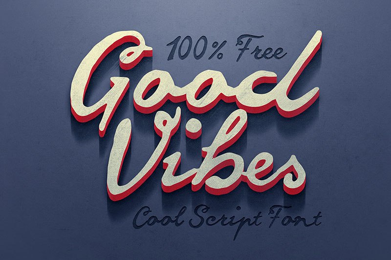 Download goodvibes font (typeface)