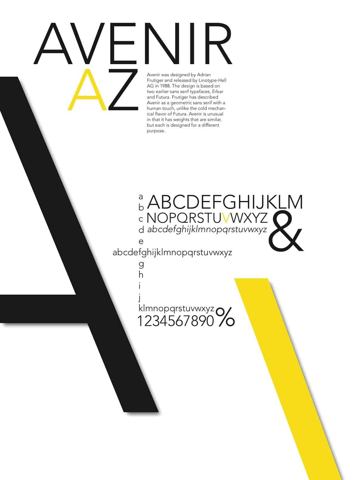 Download Avenir 1988 - Adrian Frutiger font (typeface)