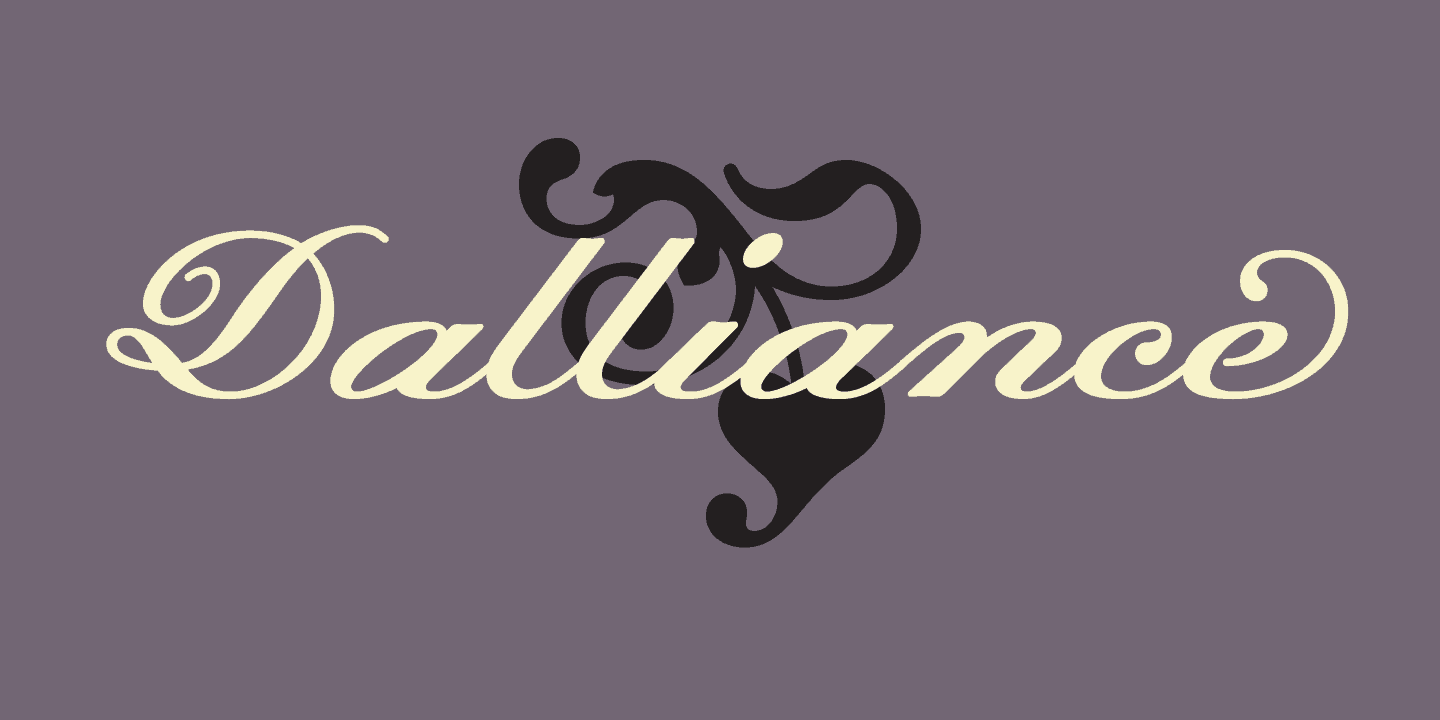 Download Dalliance     [2000 - Frank Heine] font (typeface)