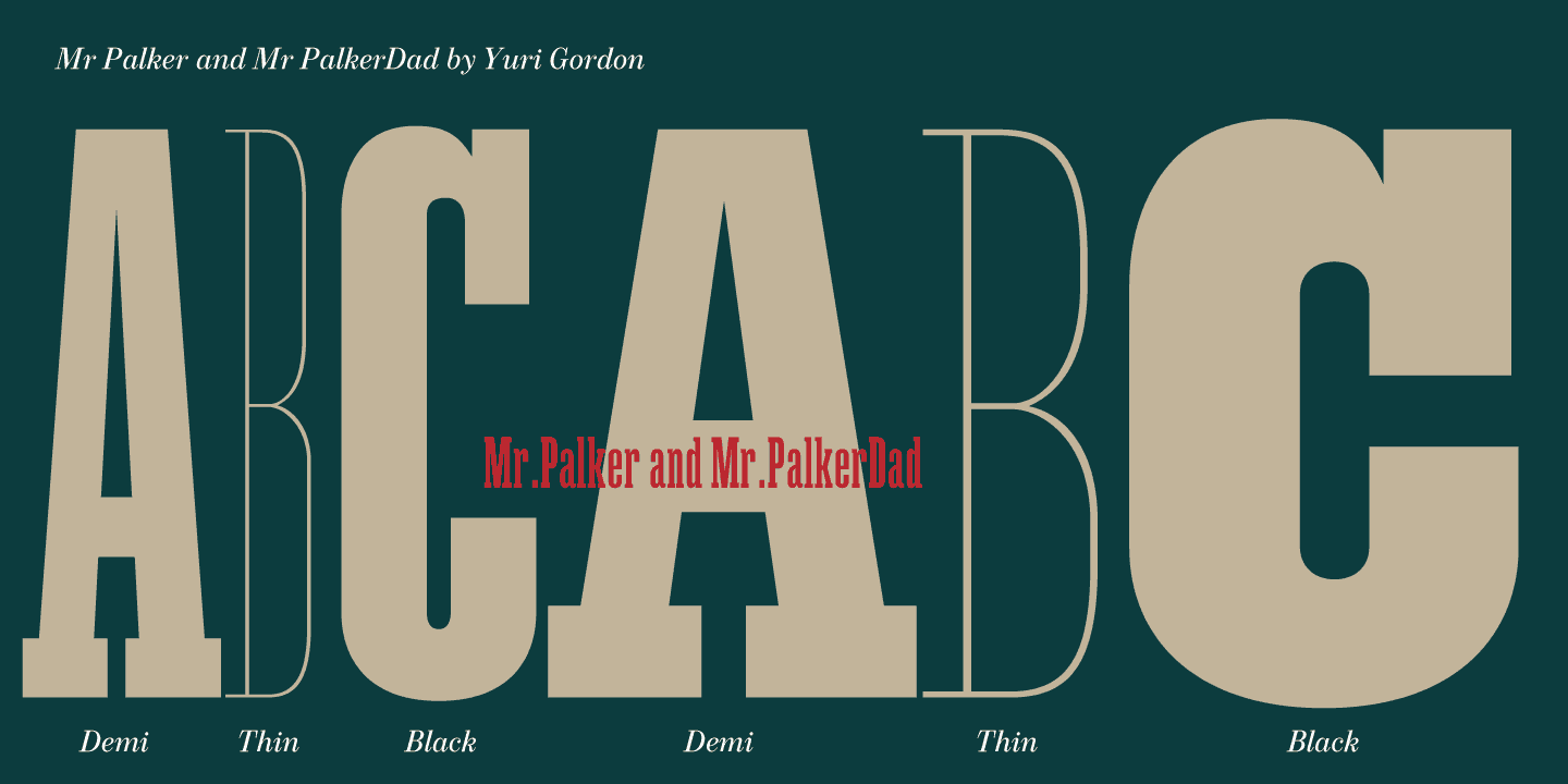 Download Mr Palker Dad font (typeface)