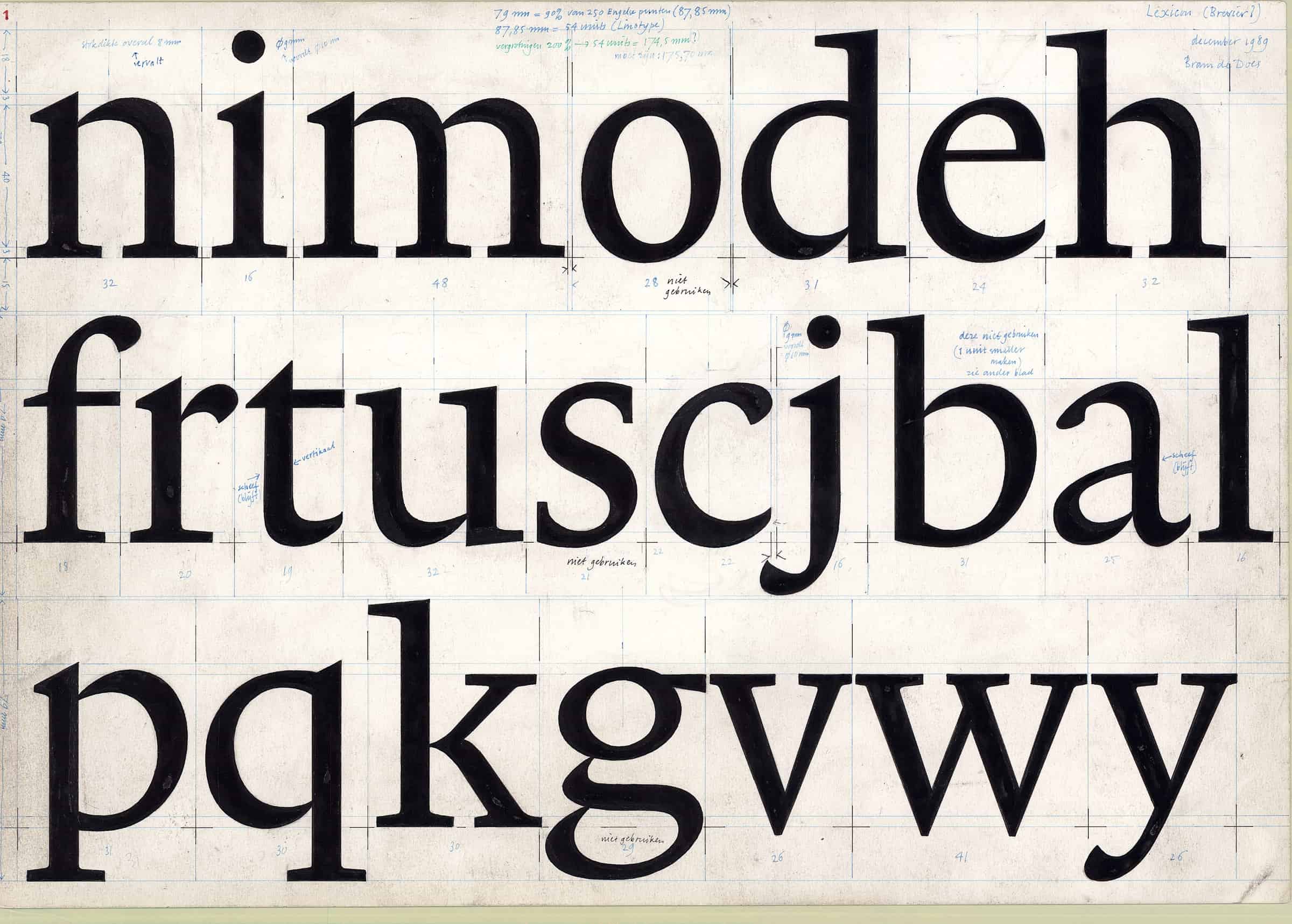 Download Lexicon PS     [1992 - Bram De Does] font (typeface)