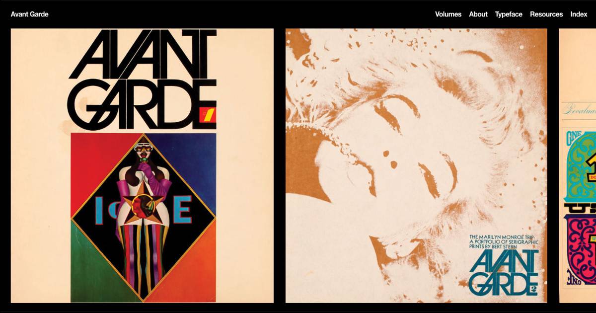 Download Avant Garde 1968 - Herb Lubalin font (typeface)
