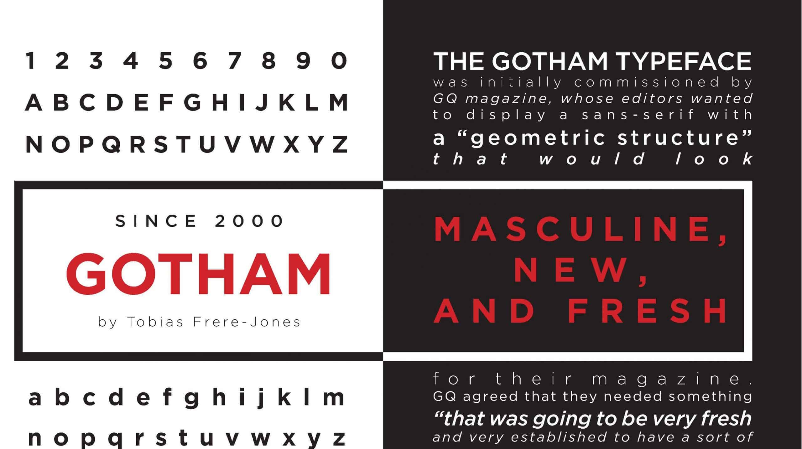 Download Gotham     [2000 - Tobias Frere-Jones] font (typeface)