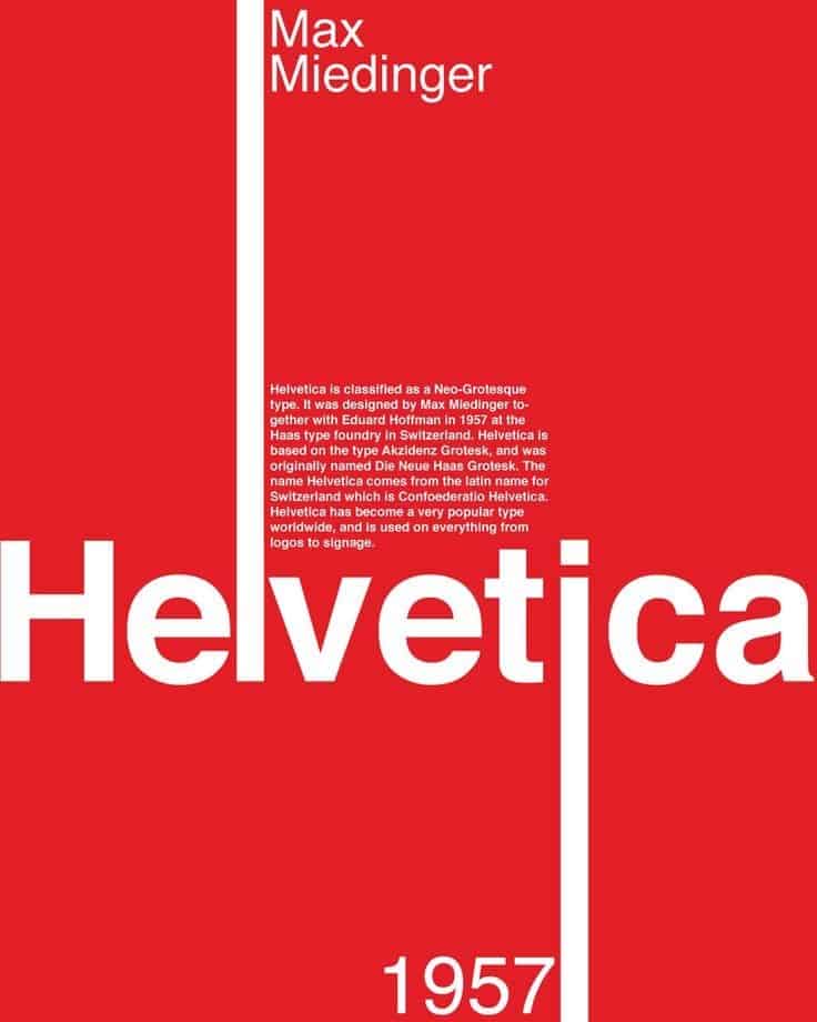Download Helvetica [1957 - Max Miedinger] font (typeface)