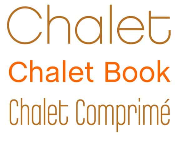 Download Chalet     [1996 - House Industries] font (typeface)