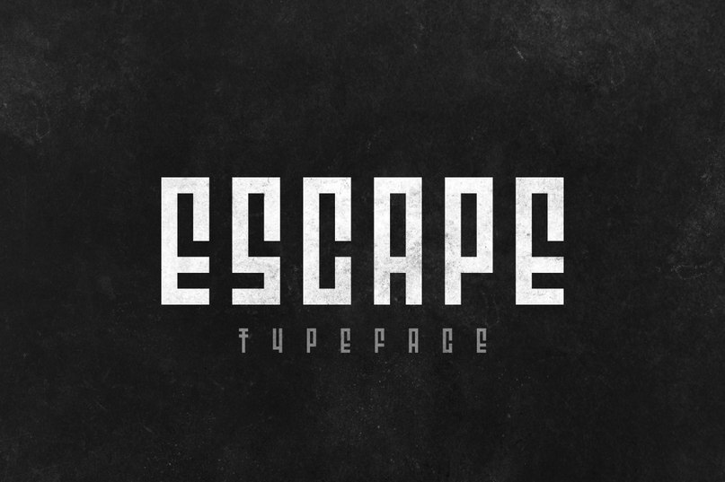 Download Escape font (typeface)