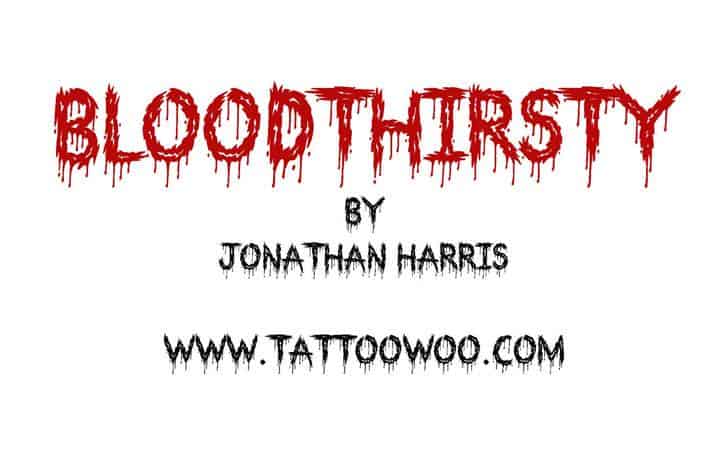 Download Bloodthirsty font (typeface)
