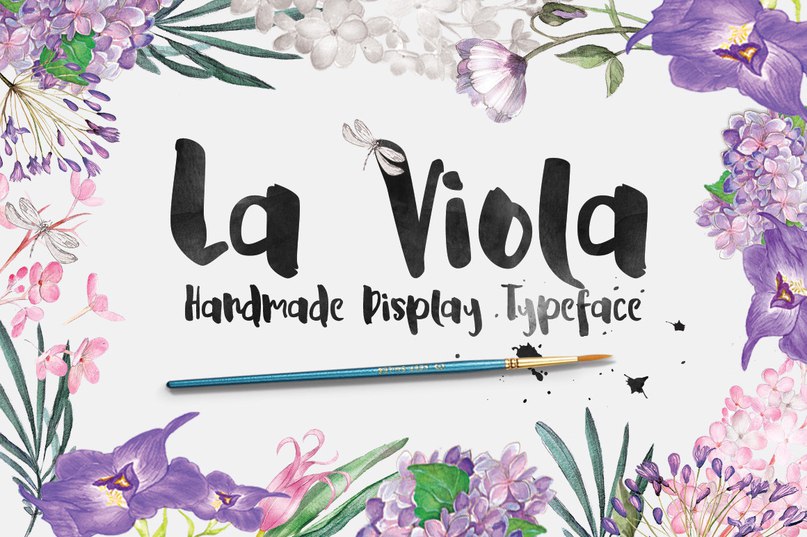 Download La Viola Typeface font (typeface)