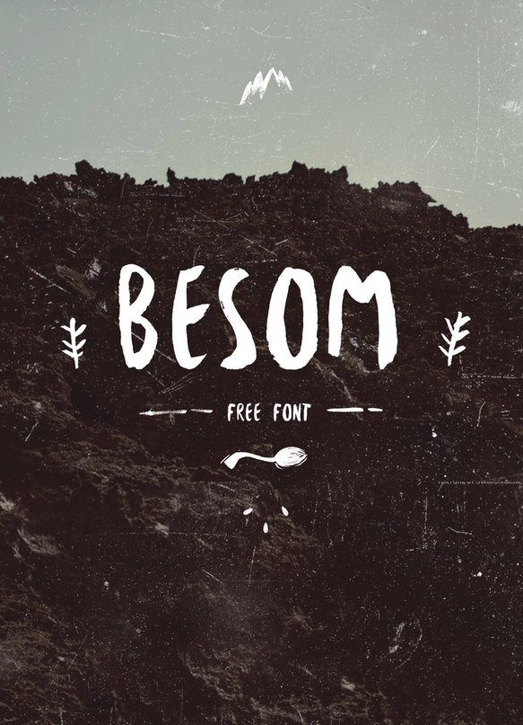 Download Besom font (typeface)
