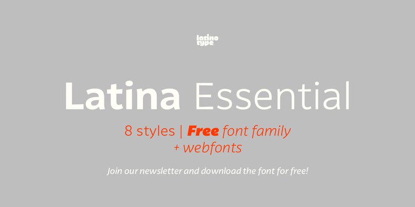 Download Latina Essential font (typeface)