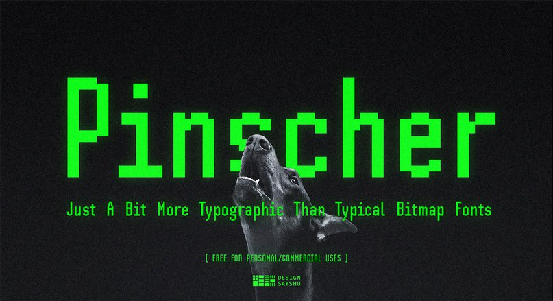 Download SH Pinscher font (typeface)