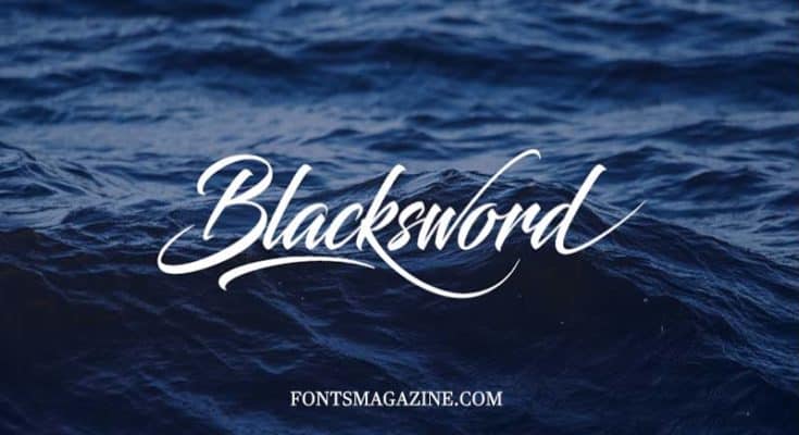 Download Blacksword font (typeface)
