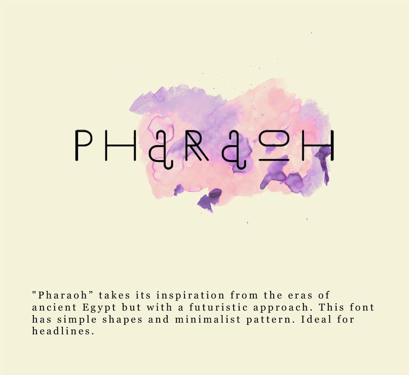 Download Pharaoh font (typeface)