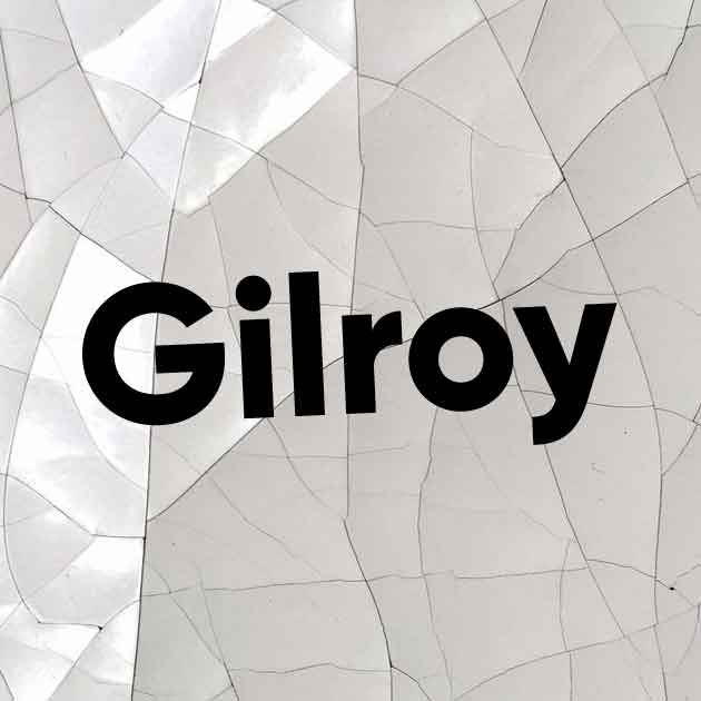Download Gilroy font (typeface)