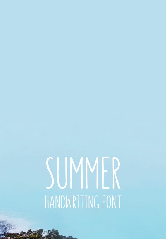 Download summer font (typeface)