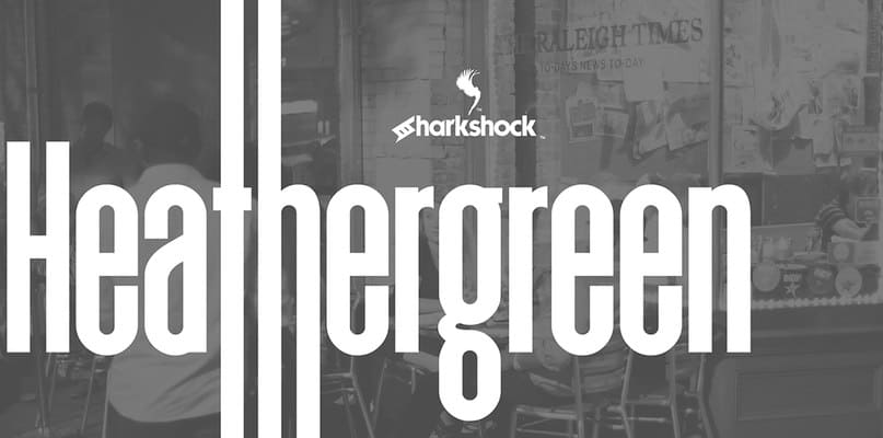 Download heathergreen sharkshock font (typeface)