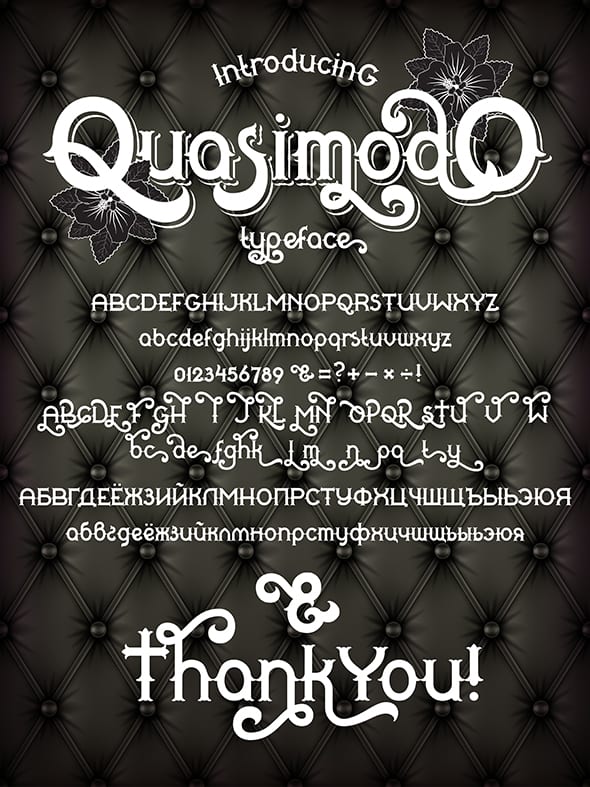 Download Quasimodo font (typeface)