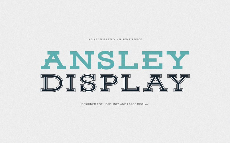 Download Ansley Display font (typeface)