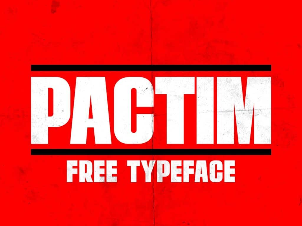 Download PACTIM font (typeface)