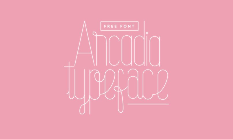 Download Arcadia Typeface [ai] font (typeface)