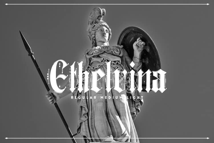 Download Ethelvina font (typeface)