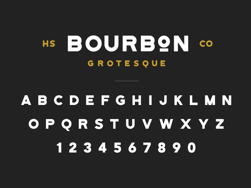 Download Bourbon Grotesque font (typeface)
