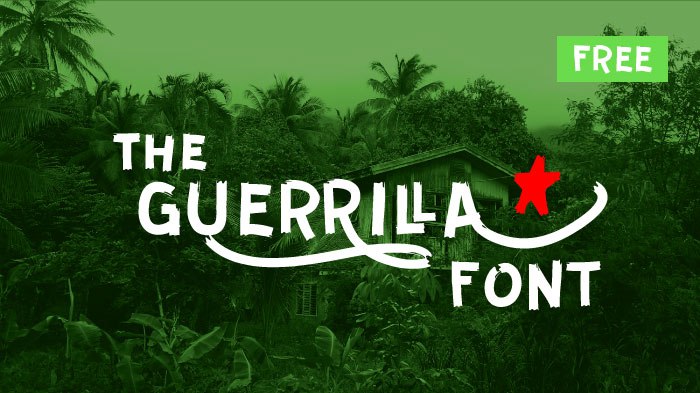 Download guerrilla font (typeface)