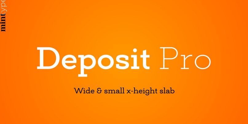 Download Deposit Pro font (typeface)
