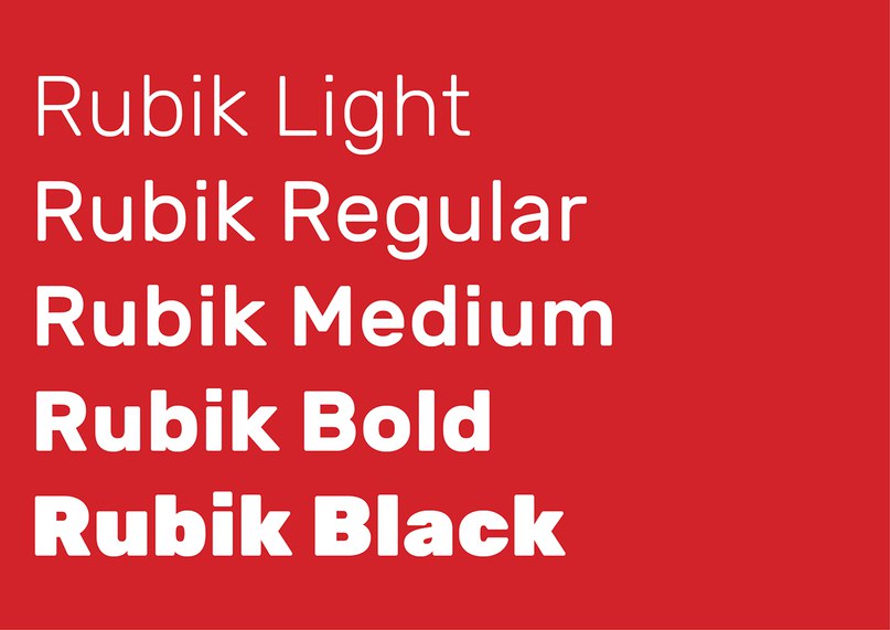 Download rubik font (typeface)