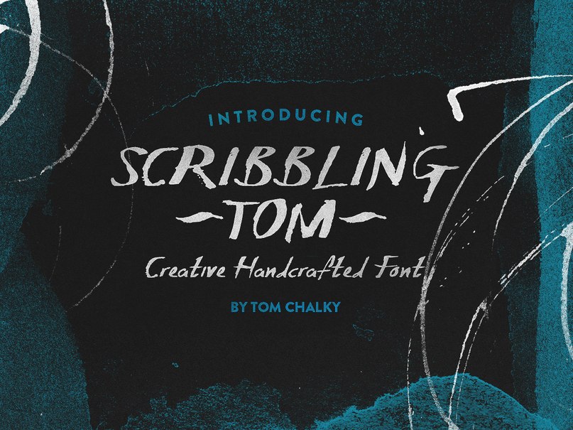 Download Scribbling-Tom font (typeface)