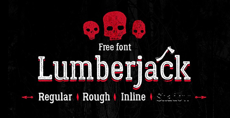 Download Lumberjack font (typeface)
