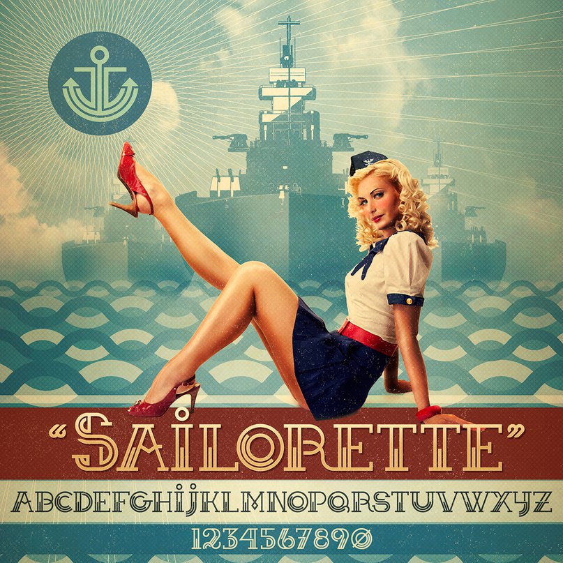 Download Sailorette font (typeface)