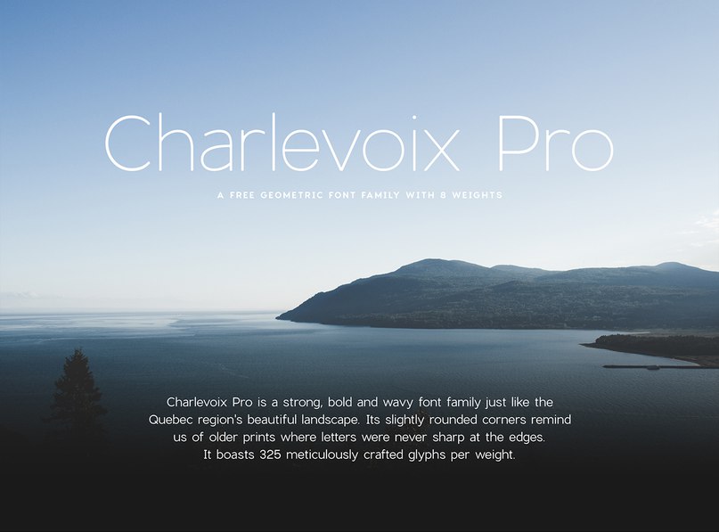 Download CharlevoixPro Full Family font (typeface)