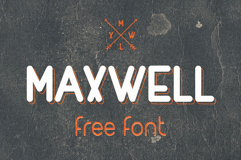 Font MAXWELL TYPEFACE
